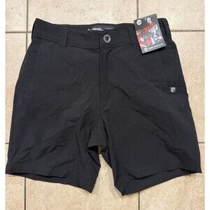 Born Primitive Delta Shorts Mens 30 Black Performance Athletic Golf Casual NEW